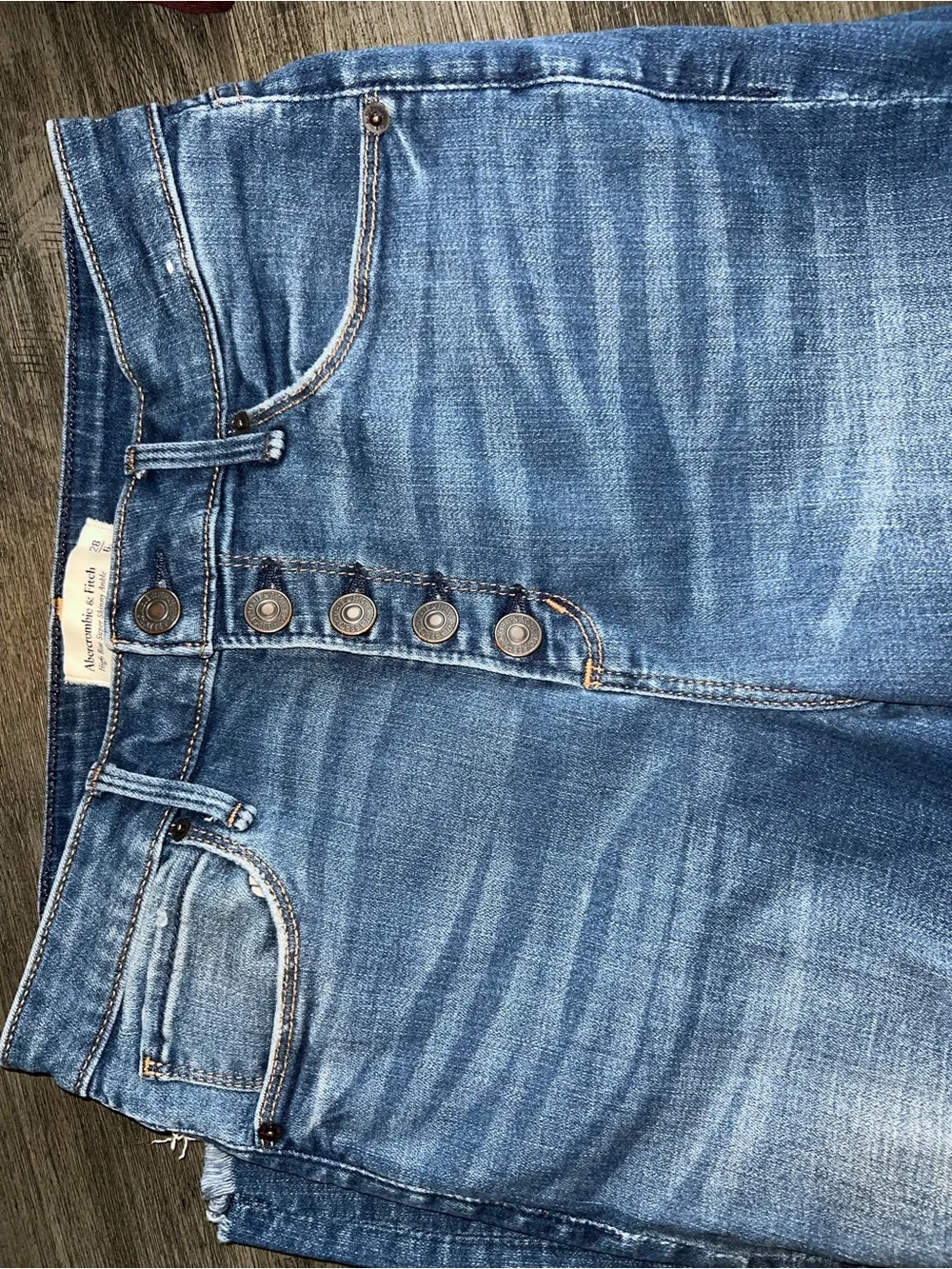 Abercrombie & Fitch Women's High-Rise Skinny Curve Love Jeans - Picture 3 of 5